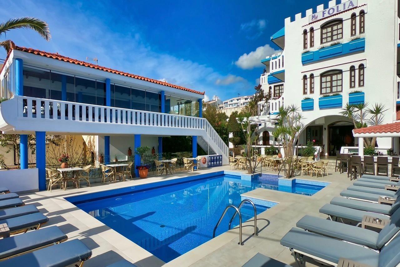 Skala Apartments Agia Marina  ภายนอก รูปภาพ